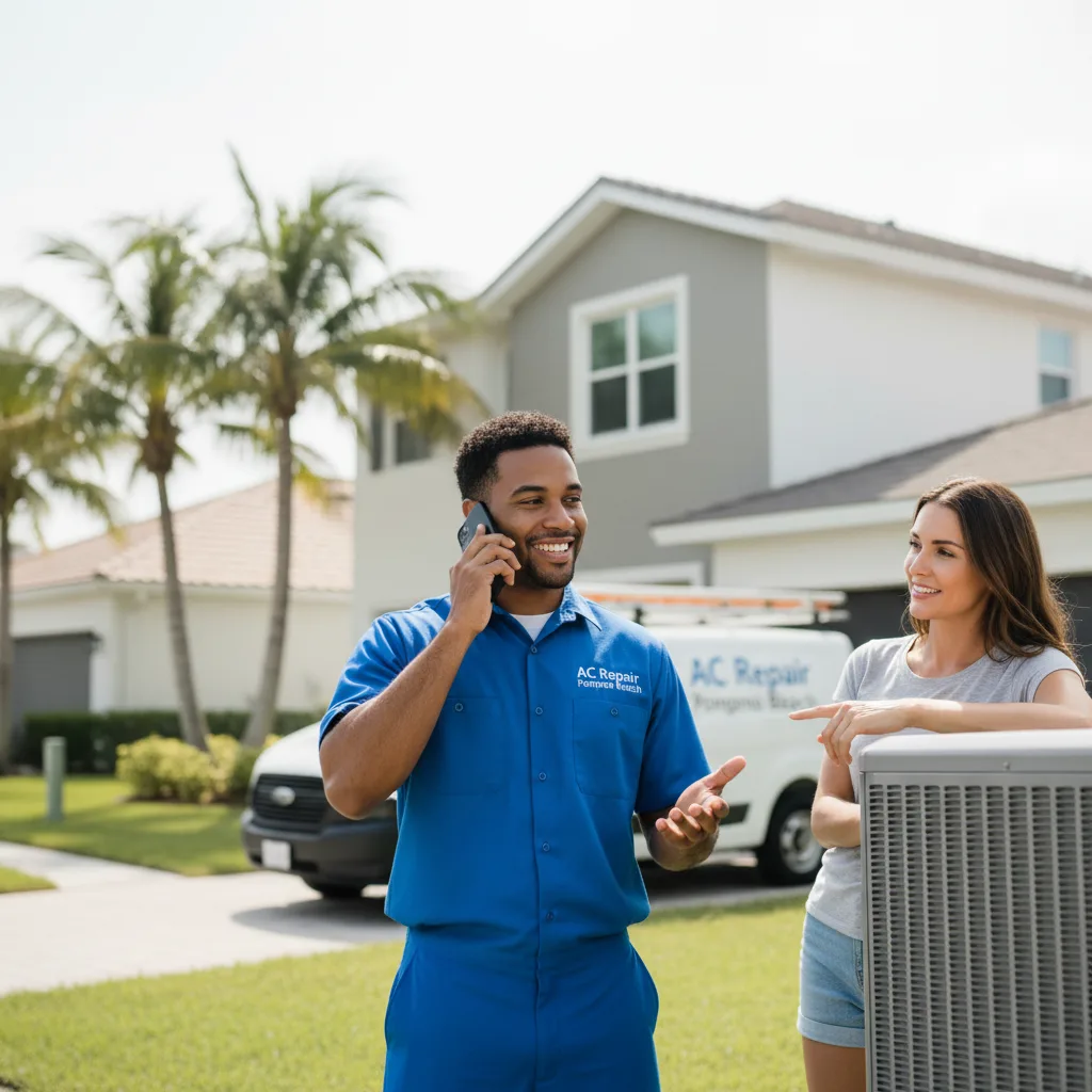 AC Repair Pompano Beach customer support in Reidville